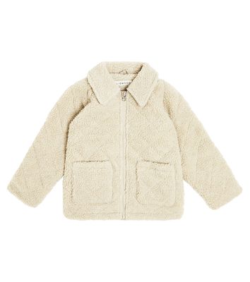Liewood Hartvig quilted teddy jacket