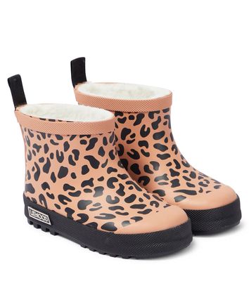 Liewood Jesse leopard-print rain boots
