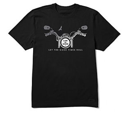 Life is Good Men's Motorcycle Let the Good Time s Roll Tee