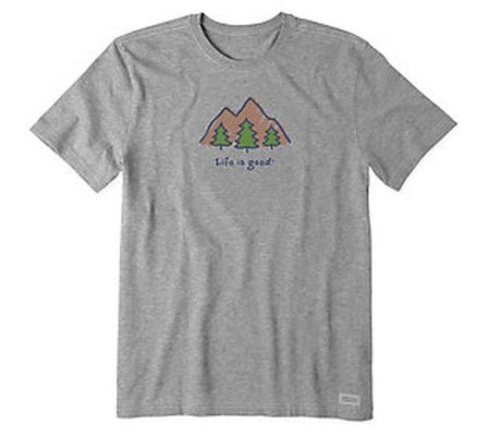 Life is Good Men's Mountains Crusher Knit Tee