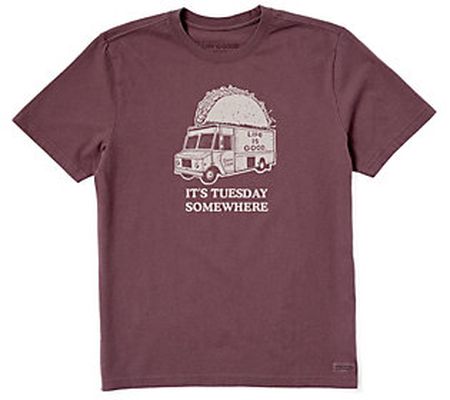 Life is Good Men's Taco Tuesday Truck Crusher T ee