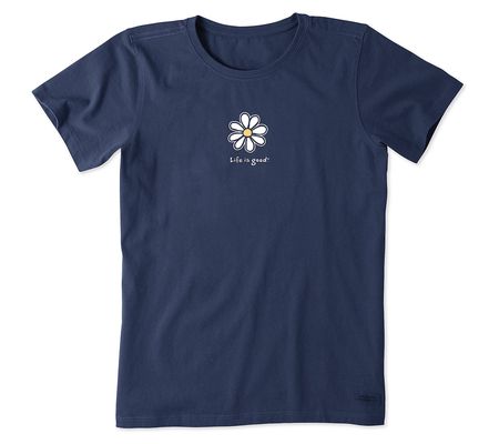 Life is Good Women's Daisy Crusher Tee