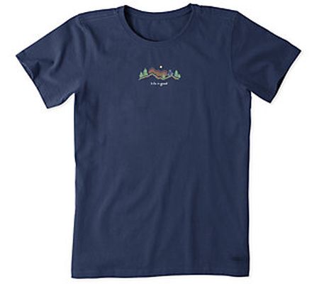 Life is Good Women's Life Is Good Bike Vista Cr usher Tee.