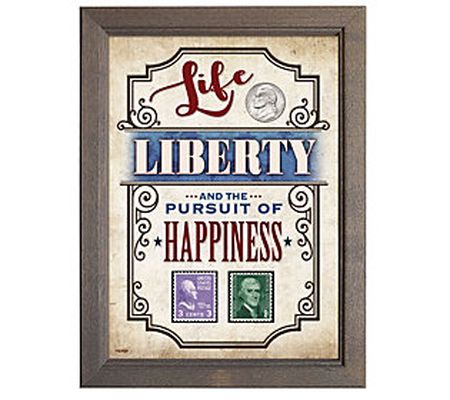 Life, Liberty Thomas Jefferson Coin and Stamp S et