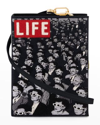 Life Sunglasses Book Clutch Bag