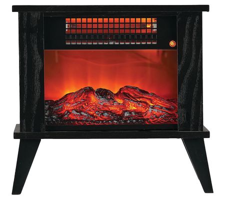 LifeSmart 1000W Tabletop Infrared Fireplace Spa ce Heater