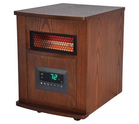 Lifesmart 6 Element Wood Cabinet Infrared Heate r