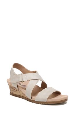 LifeStride Sincere Wedge Sandal in Taupe