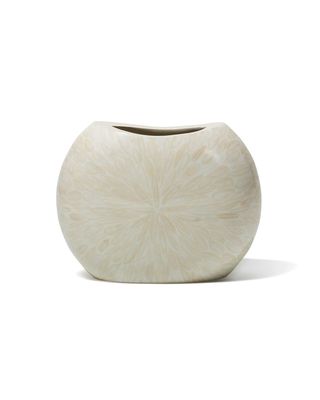 Light Almendro Symmetry Bone Vase