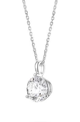 LIGHTBOX Lab-Grown Diamond Bail Pendant Necklace in 2.0Ctw White Gold 