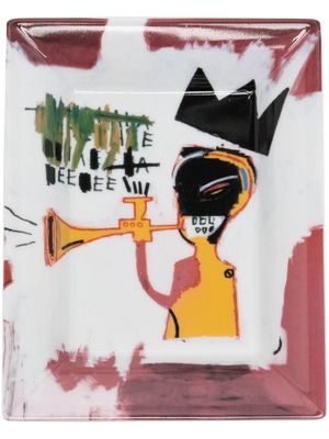 Ligne Blanche Basquiat porcelain plate - White