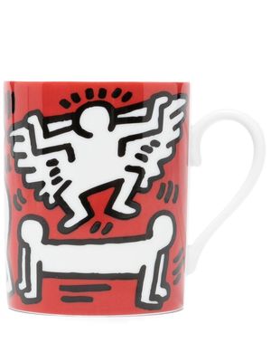 Ligne Blanche Keith Haring bone china mug - Red