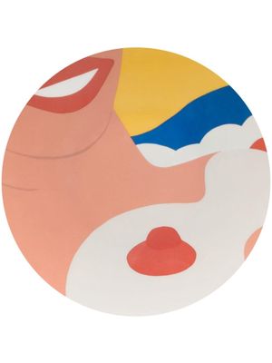 Ligne Blanche Nude Wesselmann large plate - Pink