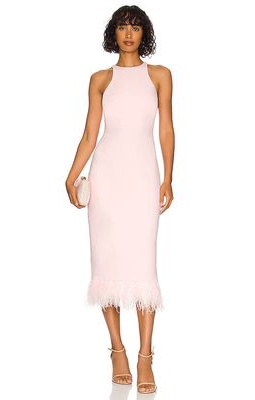 LIKELY Chandler Midi Dress in Blush