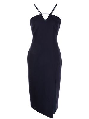 Likely cut-out detail midi dress - Blue
