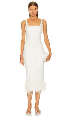 LIKELY Georgie Dress in White