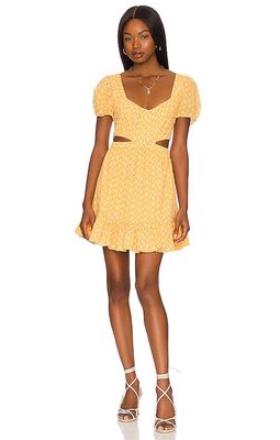 LIKELY Isabella Dress in Yellow