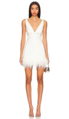LIKELY Nora Dress in White