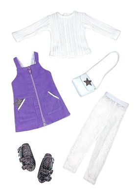 Lilac Pop 5-Piece Doll Outfit