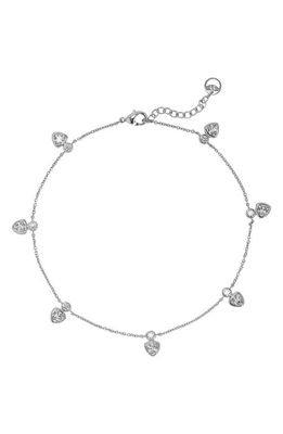 LILI CLASPE Candice Charm Anklet in Silver