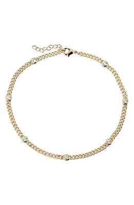LILI CLASPE Daisy Link Anklet in Gold