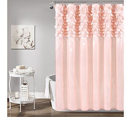 Lillian 72" x 72" Shower Curtain by Lush Decor