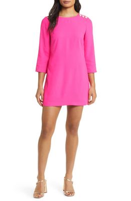 Lilly Pulitzer Annwyn Button Romper in Pink Palms