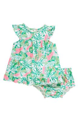 Lilly Pulitzer Cecily Floral Dress & Bloomers in Botanical Green Just Wing It