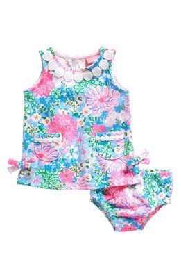 Lilly Pulitzer Lilly Floral Knit Shift Dress & Bloomers in Multi Soiree All Day