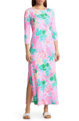 Lilly Pulitzer Morgan Floral Print Dress in Multi Tigers Lair
