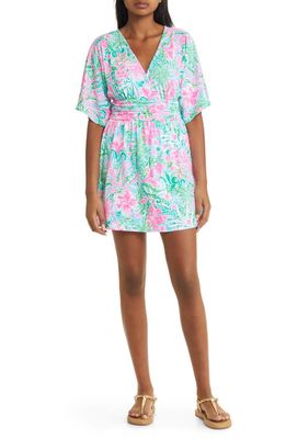 Lilly Pulitzer Parigi Floral Skort Romper in Amalfi Blu