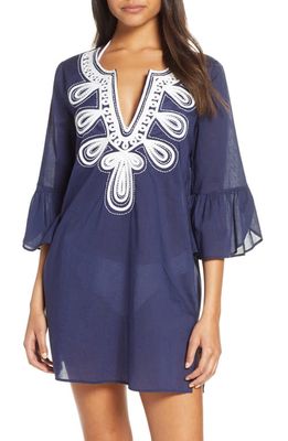 Lilly Pulitzer Piet Cover-Up Dress in True Navy