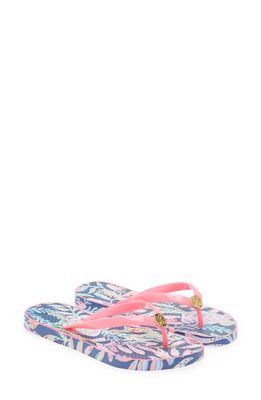 Lilly Pulitzer Pool Flip Flop in Oyster Bay Navy