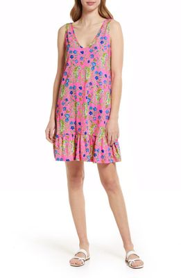Lilly Pulitzer® Camilla Floral Print Sundress in Prosecco Pink Tigress Garden