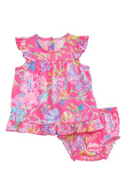 Lilly Pulitzer® Cecily Print Dress & Bloomers Set in Pink Isle