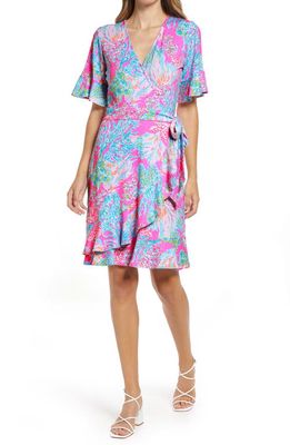 Lilly Pulitzer® Isella Print Wrap Dress in Prosecco Pink Seaing Things