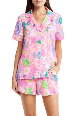 Lilly Pulitzer® Teagan Floral Pajama Top in Pink Isle Best Of Friends