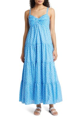 Lilly Pulitzer Shylee Maxi Dress in Boca Blue Double Checking