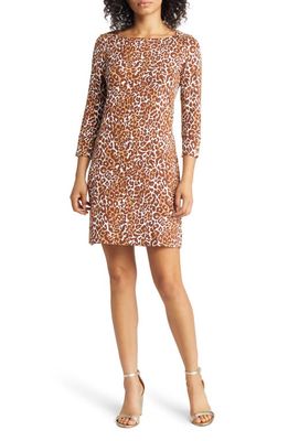 Lilly Pulitzer Sophie Leopard Spot Long Sleeve Dress in Chocolate My Favorite Spot