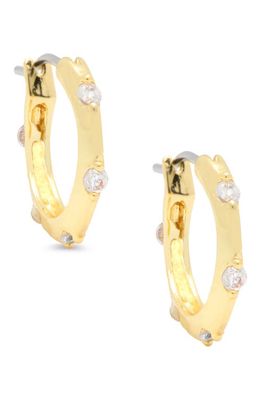 Lily Nily Kids' Cubic Zirconia Hoop Earrings in Gold 