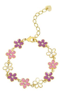 Lily Nily Kids' Floral Link Bracelet in Multi