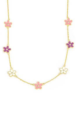Lily Nily Kids' Floral Station Necklace in Multi