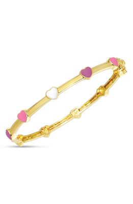 Lily Nily Kids' Heart Station Bangle in Multi