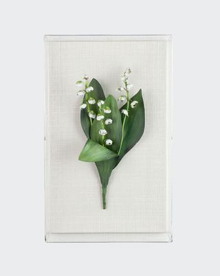 Lily of the Valley May Birth Flower Wall Art
