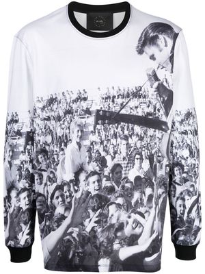Limitato Elvis-print graphic sweatshirt - White