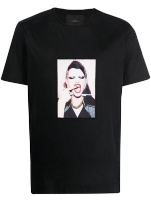 Limitato graphic-print cotton T-shirt - Black