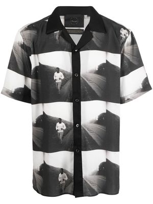 Limitato graphic-print short-sleeve shirt - Black