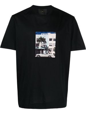 Limitato photographic-print T-shirt - Black