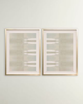 Limited Edition Carol Benson Cobb Dusk In Pastel - Set Of 2 Framed Wall Art, Initialed And Numbered