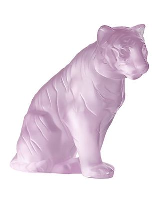 Limited Edition Small Sitting Tiger, Pink